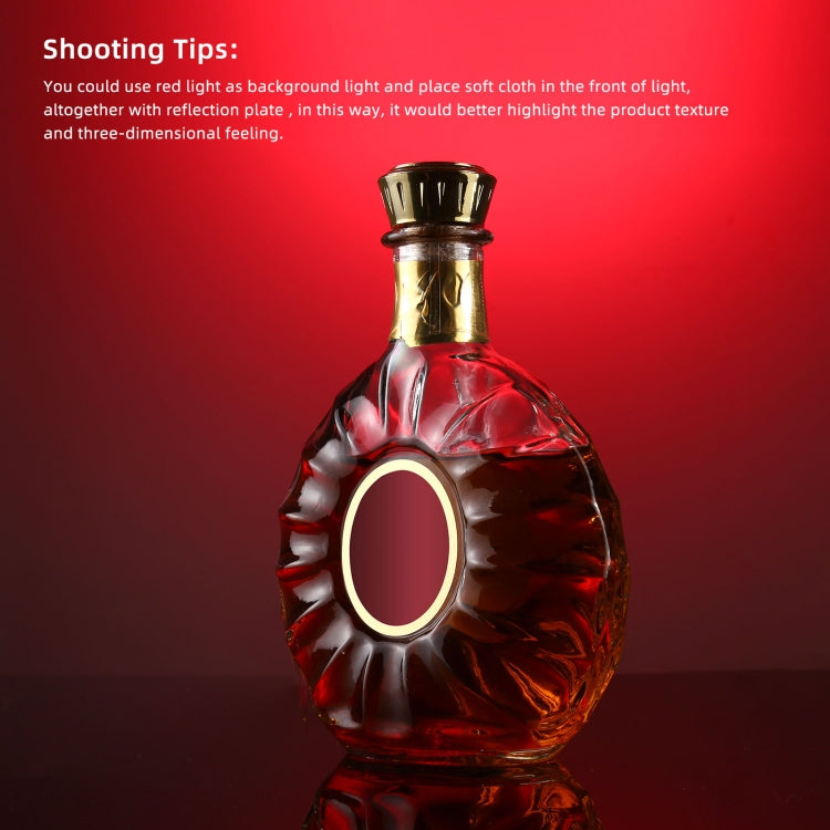 PULUZ 39cm Photography Acrylic Reflective Display Table Background Board