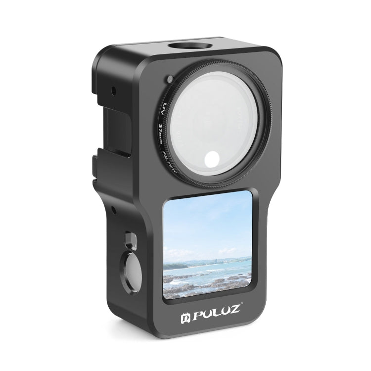 PULUZ 適用於DJI Action 2 運動相機 鋁合金金屬保護邊框兔籠