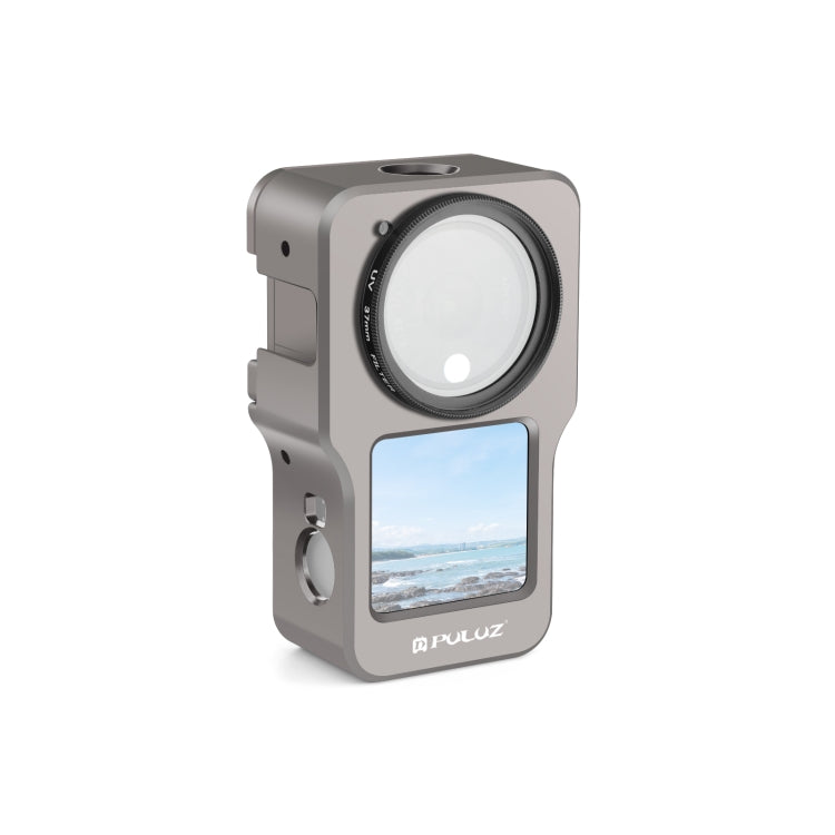 PULUZ 適用於DJI Action 2 運動相機 鋁合金金屬保護邊框兔籠