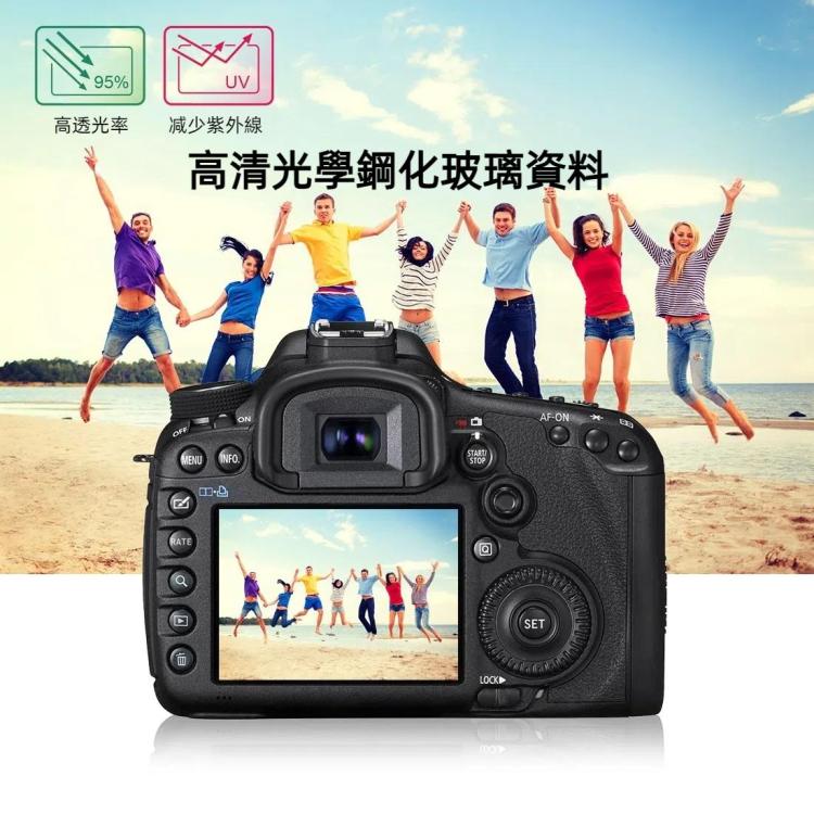 PULUZ 2.5D 9H Tempered Glass Film for Canon 5D Mark III, Compatible with Olympus SH50, Pentax K3 / K3II / 645Z, Sony HX7 / HX9 / HX100 / WX9 / HX30 / HX200 / W670 / W630 / WX100