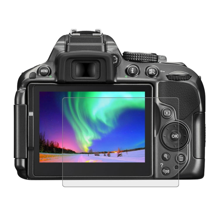 PULUZ 2.5D 9H Tempered Glass Film for Nikon D5300, Compatible with Nikon D5300 / D5500 / D5600, Pentax K-1 / K-1 Mark II