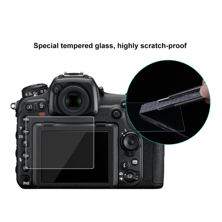 PULUZ 尼康 Nikon D500相機 2.5D弧邊 9H表面硬度 鋼化玻璃膜
