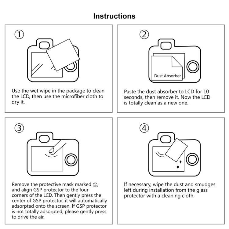 PULUZ 2.5D 9H Tempered Glass Film for Fujifilm X-A3, Compatible with Fujifilm X-T1 / X-T2 / X-A5 / X-A10 / X-A20