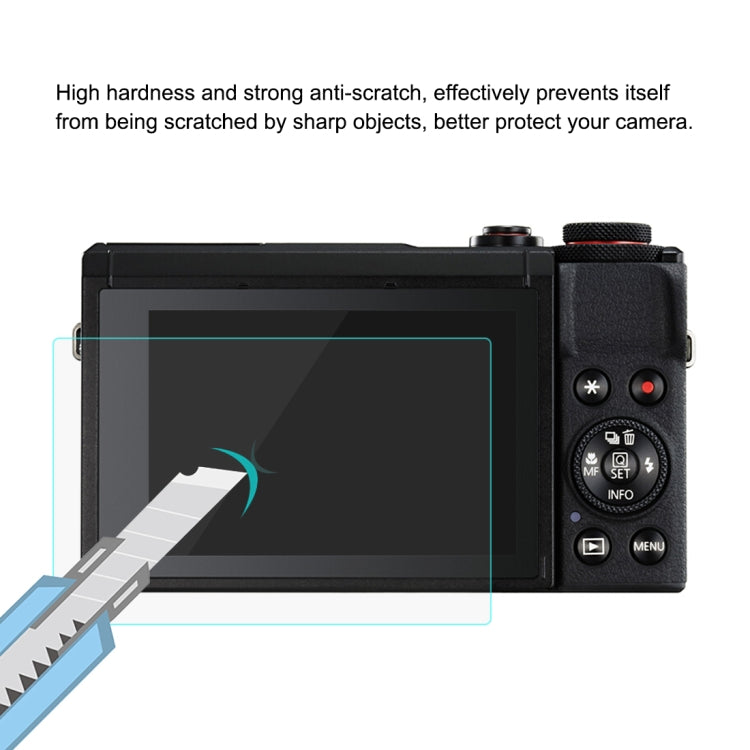 PULUZ 2.5D 9H Tempered Glass Film for Canon PowerShot G7 X Mark III / M200 / 850D