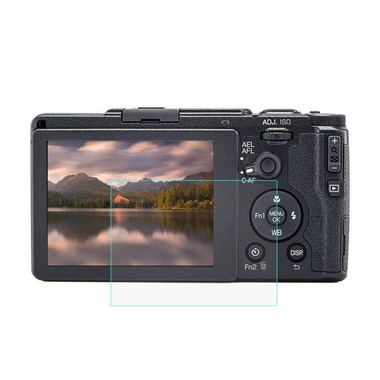 PULUZ 2.5D 9H Tempered Glass Film for Ricoh GR II /  GR, Compatible with Casio ZS29 / ZS28 / ZS27 / Z550, Panasonic SZ10, Sony A58 / 55 / DSC-WX60 / DSC-W730, Canon IXY210 / A3300 /  SX70 / S90 / G1X