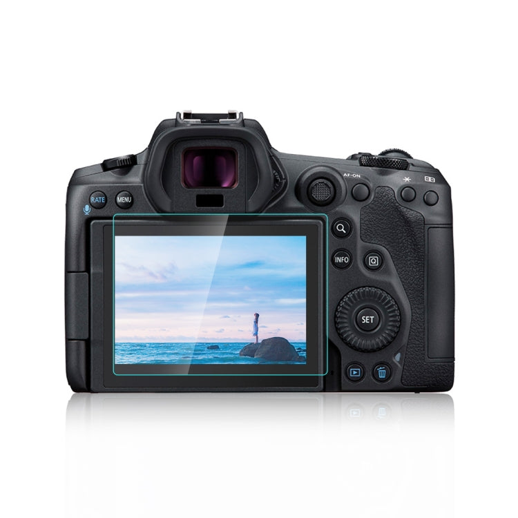 PULUZ 適用於Canon EOS R5 / EOS R5C 相機 2.5D弧邊 9H鋼化玻璃膜