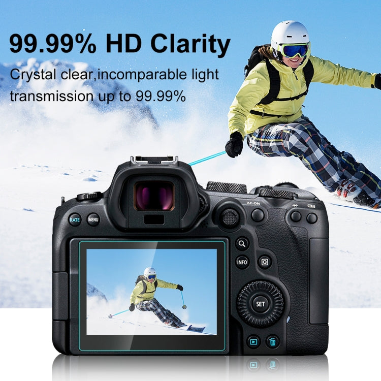 PULUZ 適用於Canon EOS R6 相機 2.5D弧邊 9H鋼化玻璃膜