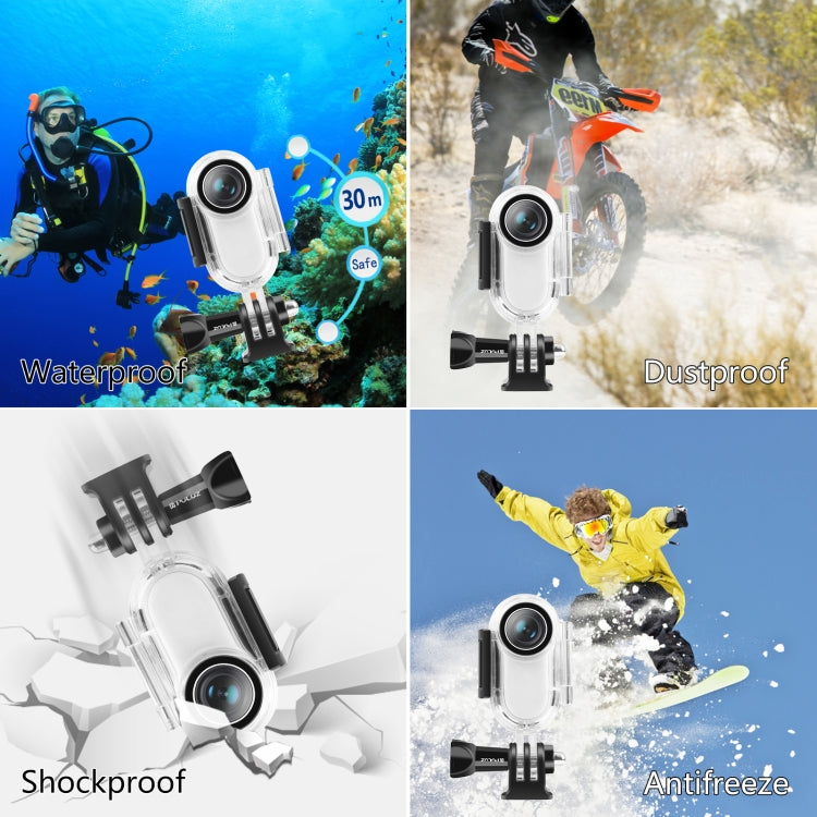 PULUZ適用於Insta360 GO 2 相機防水殼 30米防水