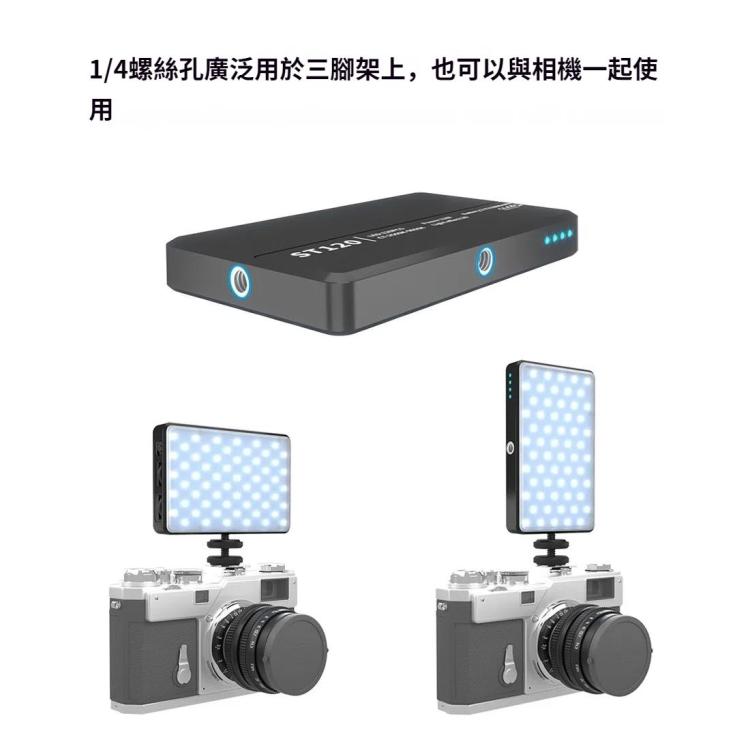 PULUZ 攝影自拍直播補光燈攝影美顏拍照補光燈 帶6張彩色濾片