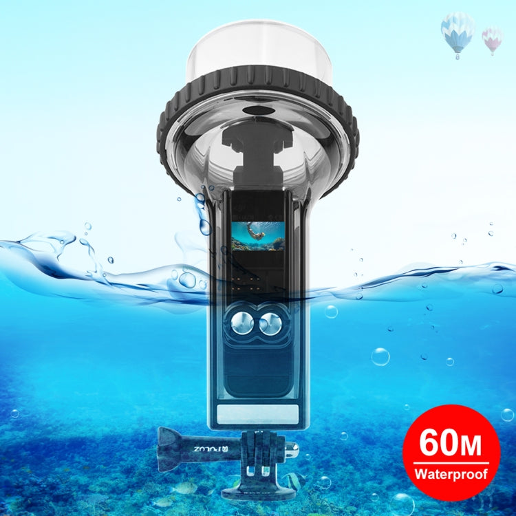 PULUZ 適用於大疆Osmo Pocket 2  60米潜水保護殼水下潛浮罩
