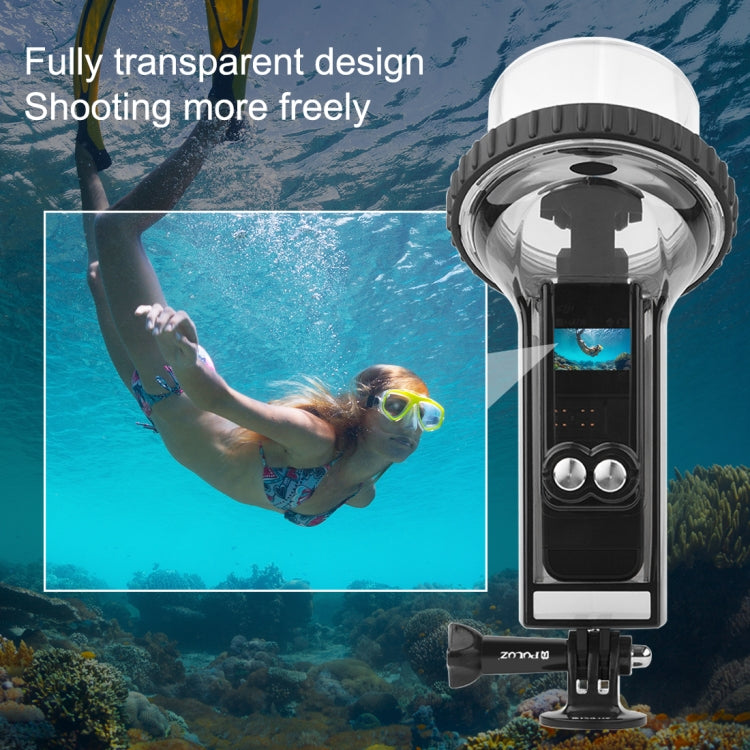 PULUZ 適用於大疆Osmo Pocket 2  60米潜水保護殼水下潛浮罩