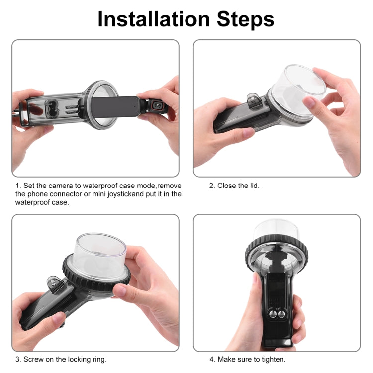 PULUZ 適用於大疆Osmo Pocket 2  60米潜水保護殼水下潛浮罩