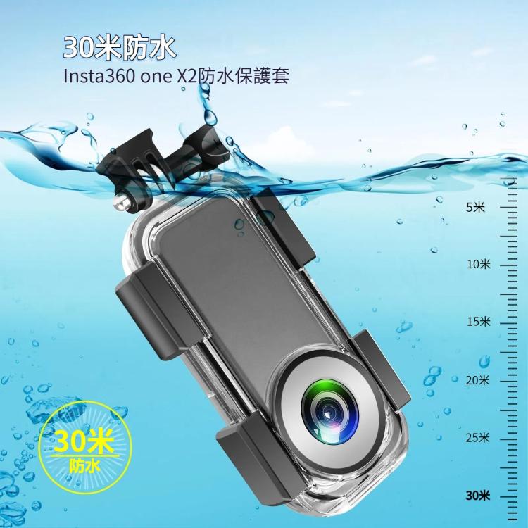 PULUZ 適用於Insta360 ONE X2 相機防水殼 30米防水