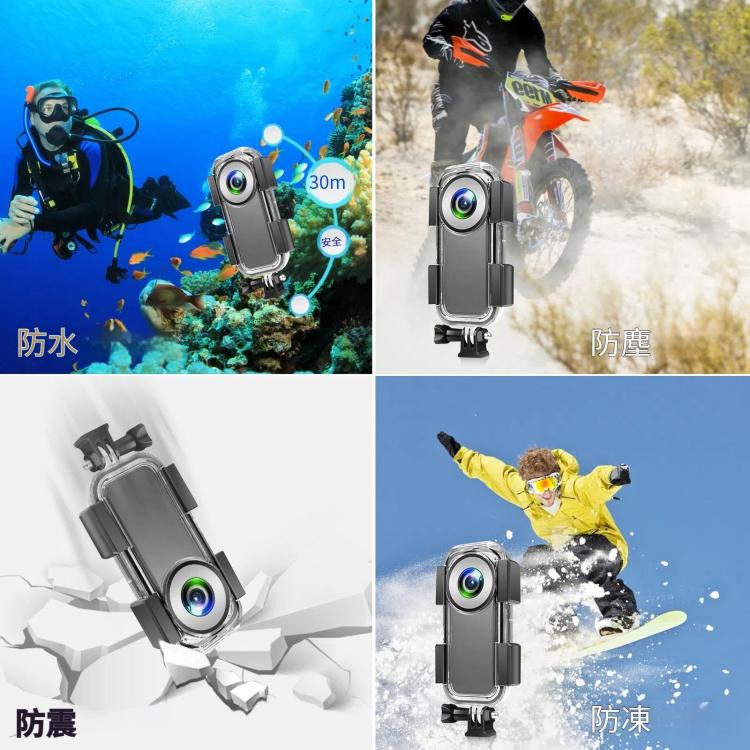 PULUZ 適用於Insta360 ONE X2 相機防水殼 30米防水