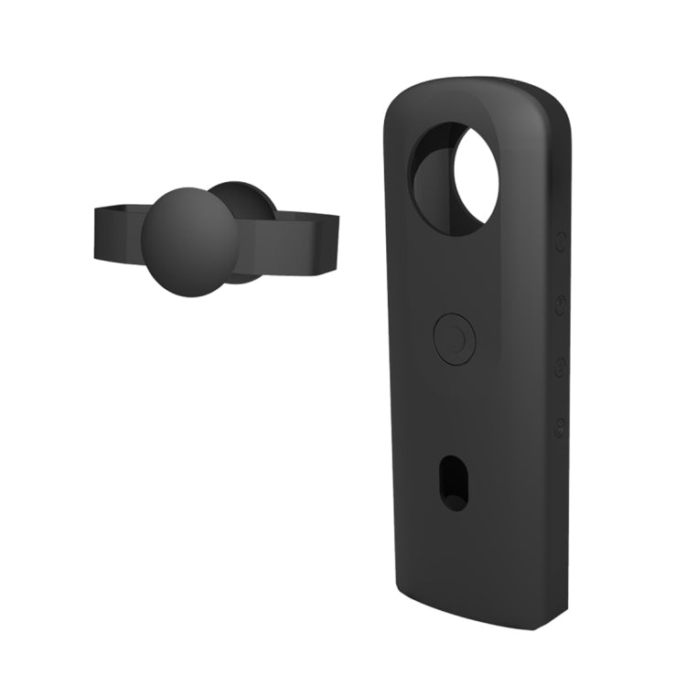 PULUZ 適用於理光Theta SC2 360運動相機硅膠保護套 帶鏡頭保護套