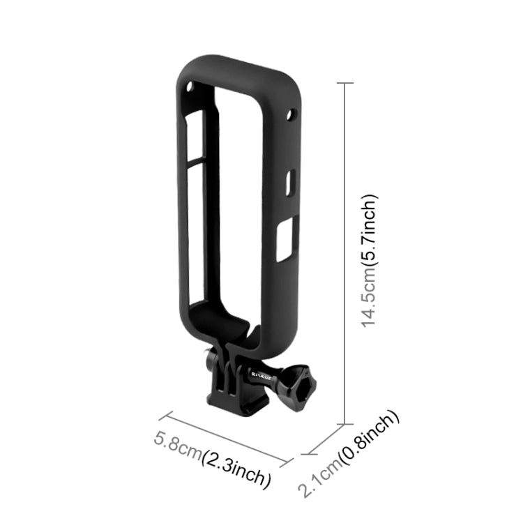 PULUZ 適用於Insta360 ONE X2 全景相機 PC塑料 保護邊框  轉接頭&螺絲