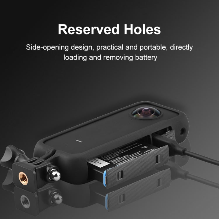 PULUZ 適用於Insta360 ONE X2 全景相機 PC塑料 保護邊框  轉接頭&螺絲