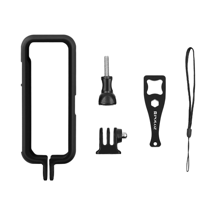 PULUZ 適用於Insta360 ONE X2 全景相機 PC塑料 保護邊框  轉接頭&螺絲