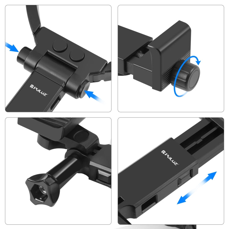 PULUZ 掛脖可調節支架 適用於GoPro相機/手機