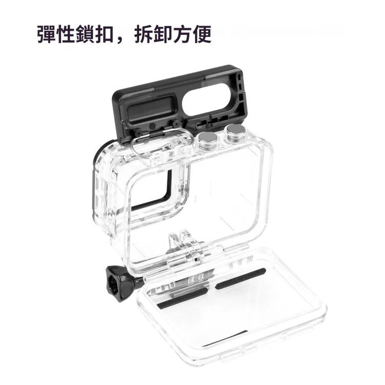 PULUZ  適用於Insta360 One RS 4K 相機潜水殼 防水殼 60米防水