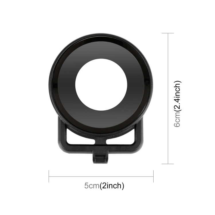 PULUZ 適用於Insta360 One RS 全景版本相機鏡頭保護鏡+塑膠保護邊框