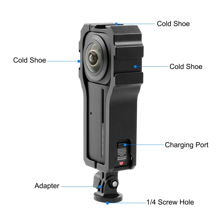 PULUZ 適用於Insta360 one RS一英寸徠卡全景相機金屬保護邊框