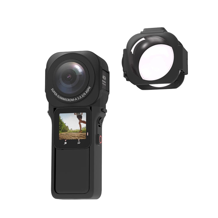 PULUZ 適用於Insta360 ONE RS 1-Inch 360 Edition 保護鏡保護蓋