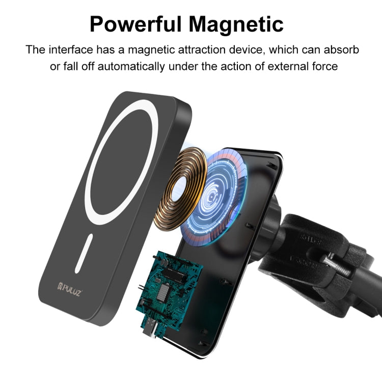 PULUZ 15W 磁吸無線充電器直播支架