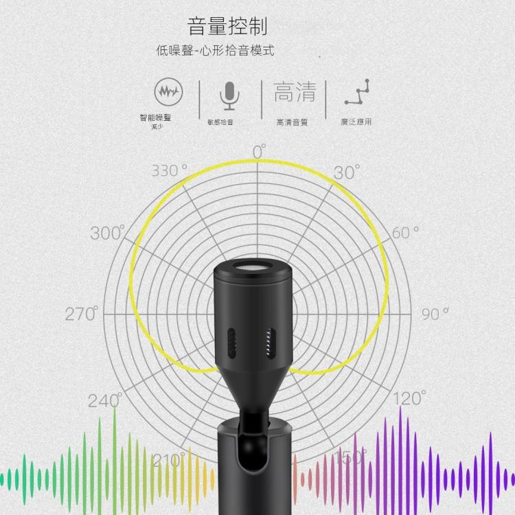 PULUZ Type-C接口手機全指向可調麥克風 不支持三星品牌系列的手機