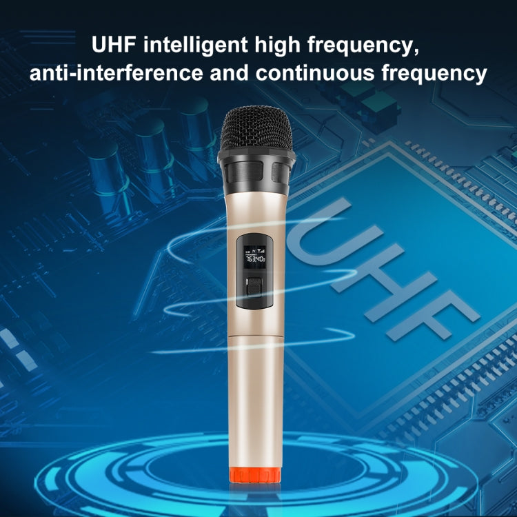 PULUZ UHF 無線動圈麥克風話筒 帶LED显示屏