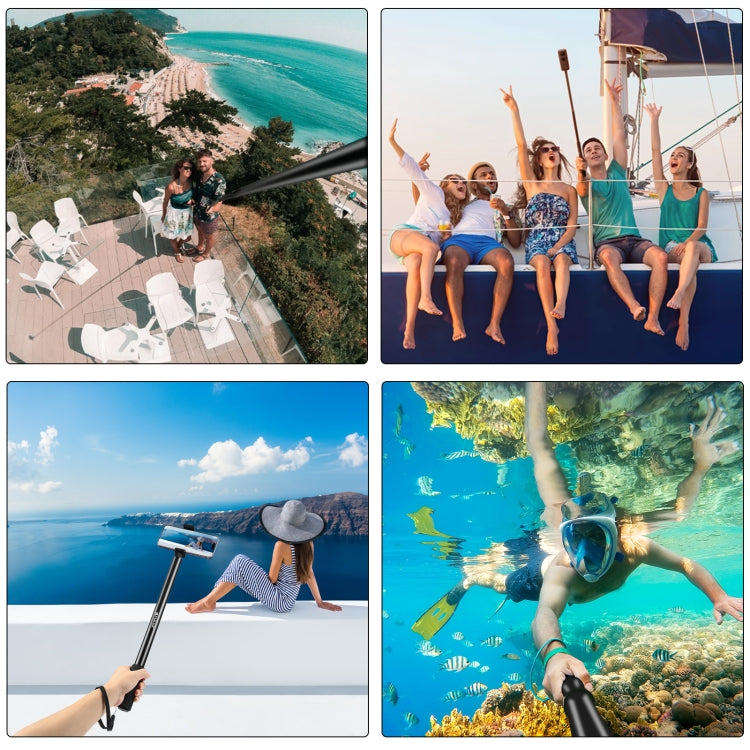 PULUZ  適用於 Insta360 One RS / X2 / X3  2m 子彈時間隱形自拍桿