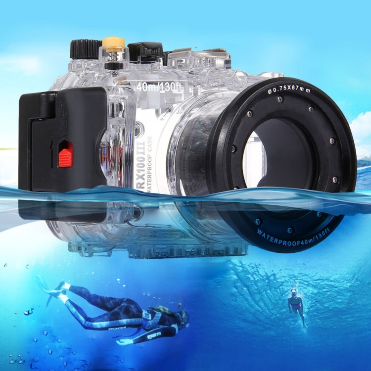 PULUZ 索尼  RX100 III 相機潜水殼  防水殼 40米防水