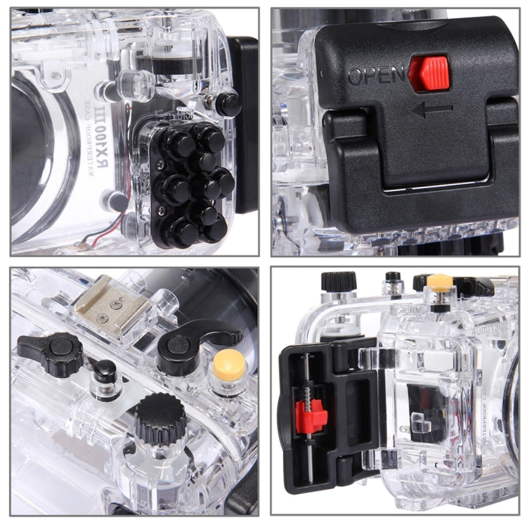 PULUZ 索尼  RX100 III 相機潜水殼  防水殼 40米防水