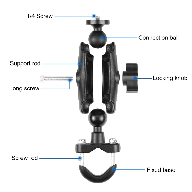 PULUZ 適用於GoPro 運動相機摩托車/自行車支架 車把款