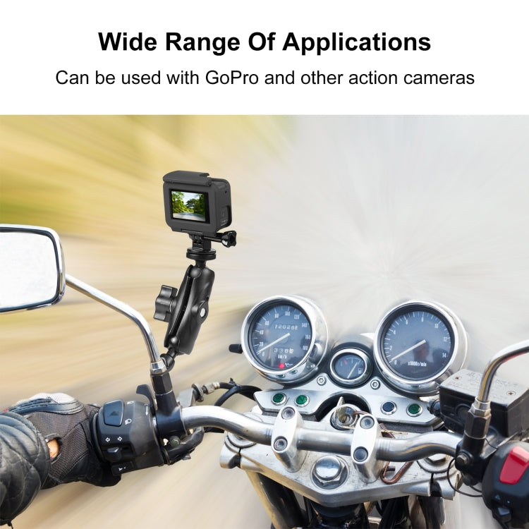 PULUZ 適用於GoPro 運動相機摩托車/自行車支架 鏡座款