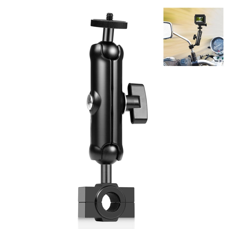 PULUZ 適用於GoPro 運動相機摩托車/自行車支架 后視鏡O型款