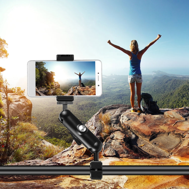 PULUZ 適用於GoPro 運動相機摩托車/自行車支架 后視鏡O型款