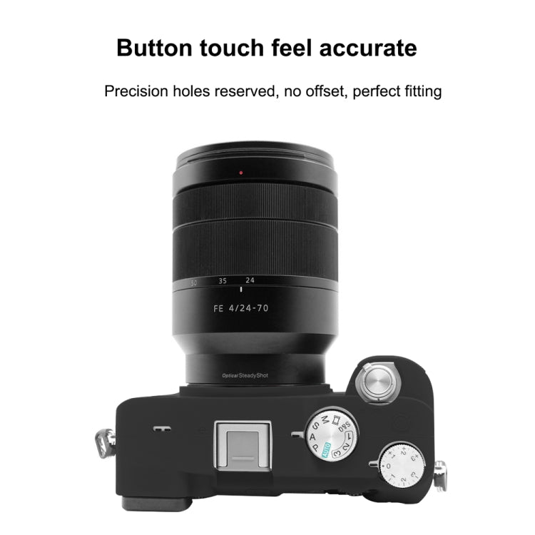 PULUZ 適用於Sony A7C / ILCE-7C相機硅膠保護套 , For Sony A7C