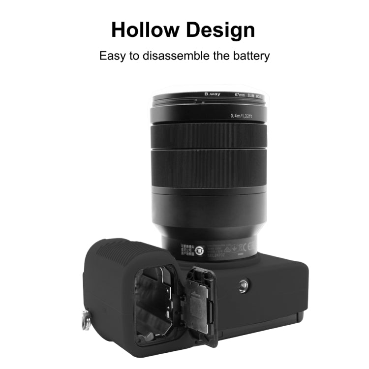 PULUZ 適用於Sony A7C / ILCE-7C相機硅膠保護套 , For Sony A7C