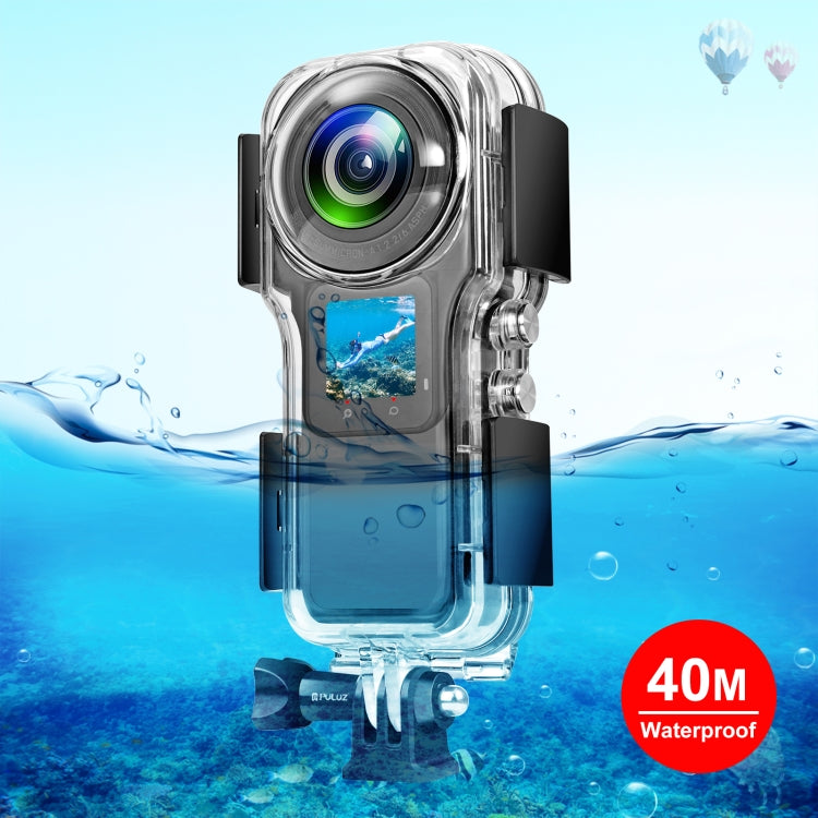 PULUZ 適用於Insta360 ONE RS一英寸萊卡全景防水殼 40米防水