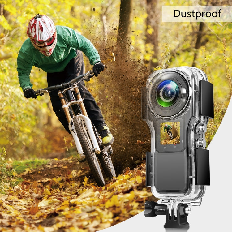 PULUZ 適用於Insta360 ONE RS一英寸萊卡全景防水殼 40米防水