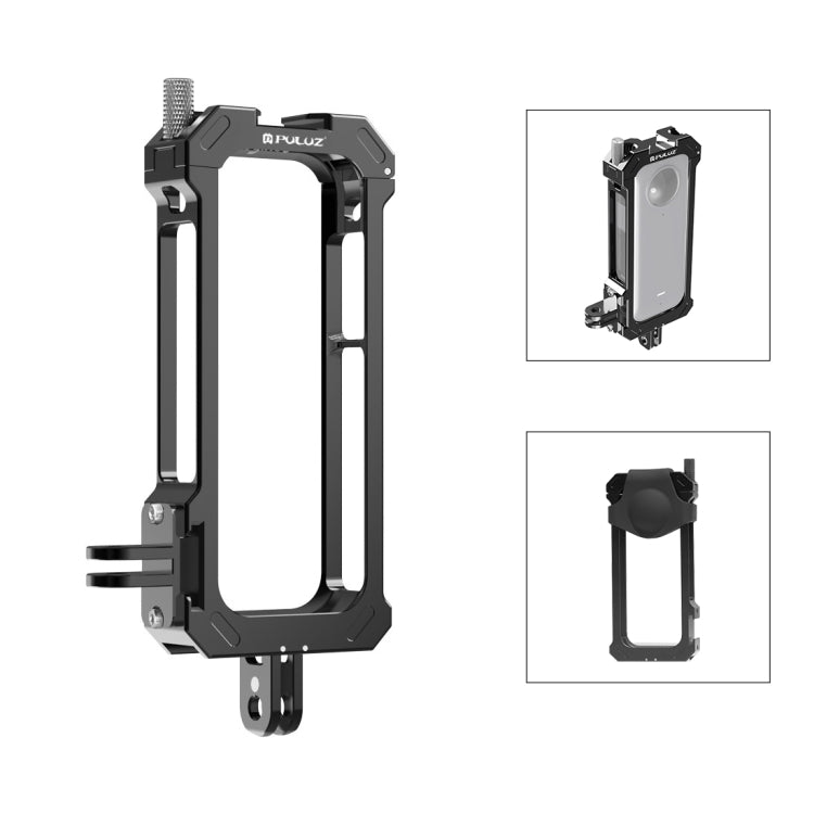 PULUZ 適用於Insta360 X3 運動相機鋁合金兔籠拓展保護邊框