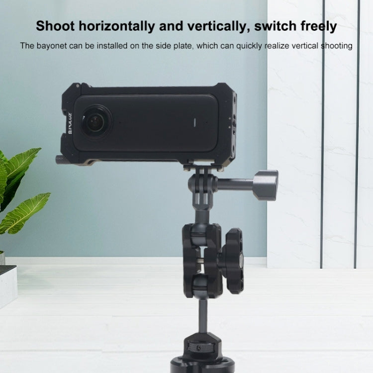 PULUZ 適用於Insta360 X3 運動相機鋁合金兔籠拓展保護邊框