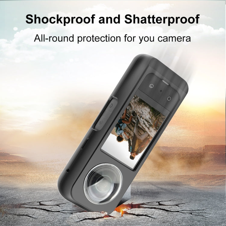 PULUZ 適用於Insta360 X3金屬保護殼，兔籠，帶鏡頭保護鏡