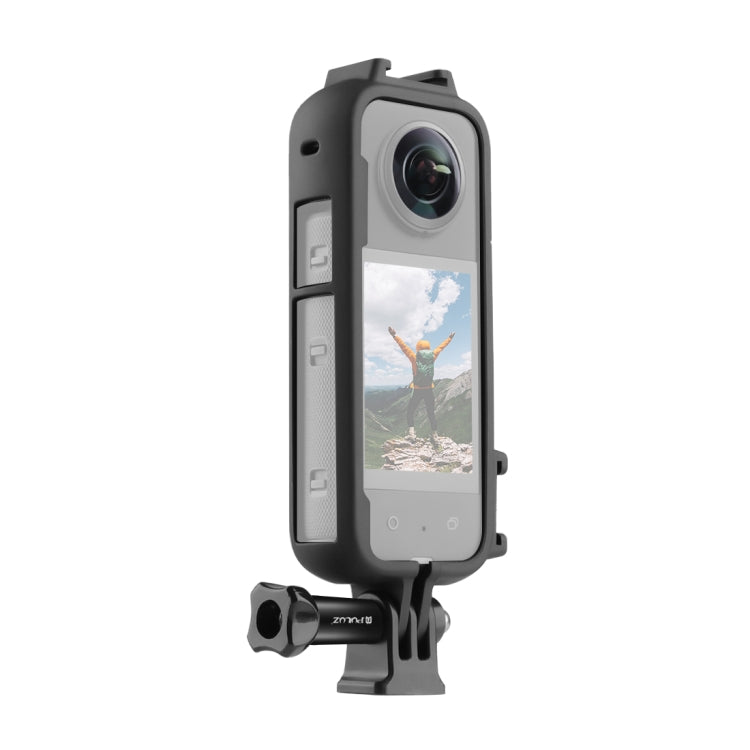 適用於Insta360 X3 PULUZ 冷靴保護邊框 PC塑料材質 轉接頭&螺絲