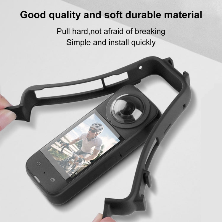 適用於Insta360 X3 PULUZ 冷靴保護邊框 PC塑料材質 轉接頭&螺絲