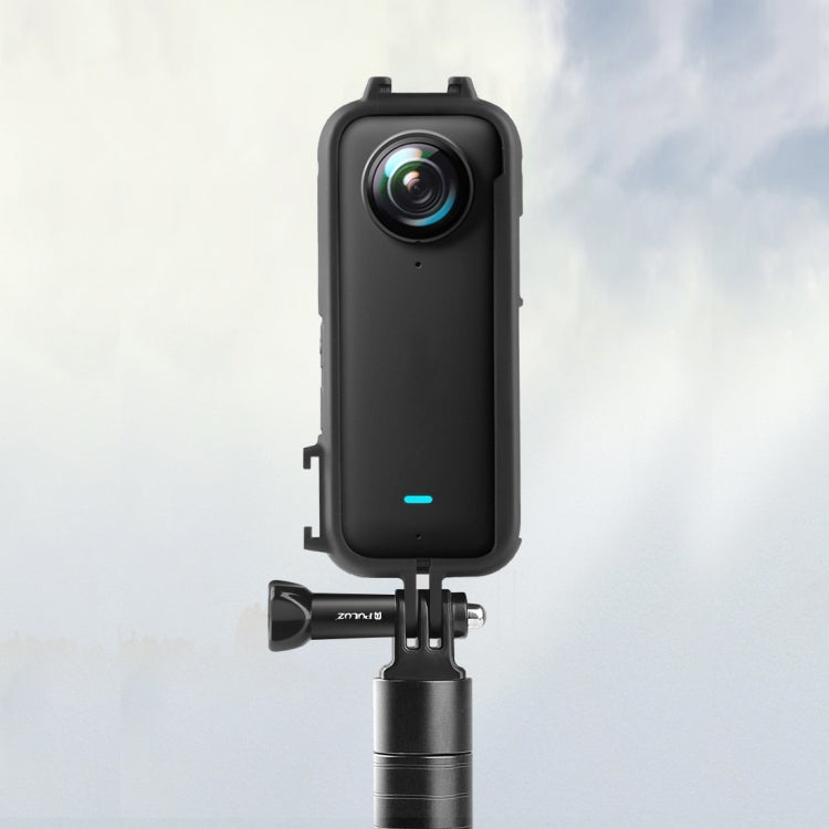 適用於Insta360 X3 PULUZ 冷靴保護邊框 PC塑料材質 轉接頭&螺絲