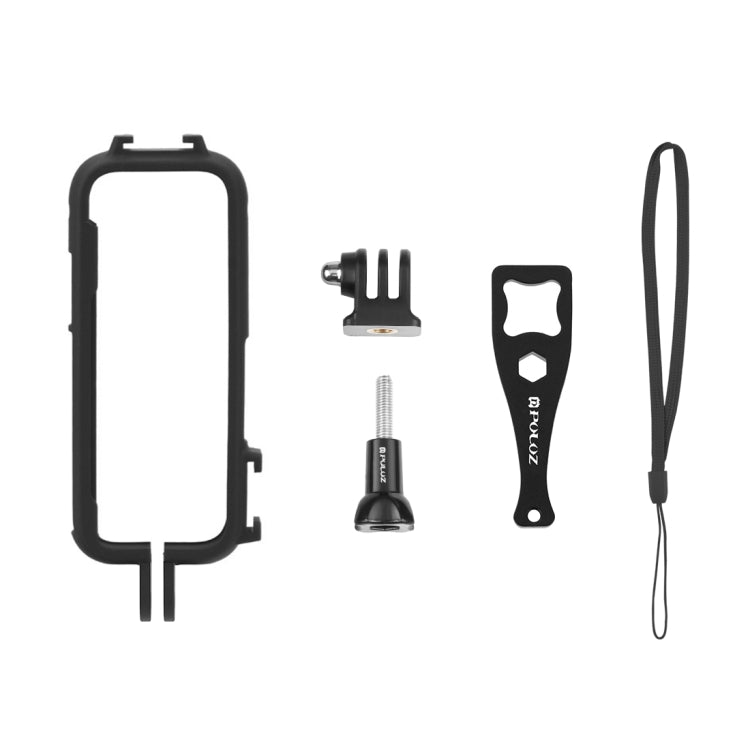 適用於Insta360 X3 PULUZ 冷靴保護邊框 PC塑料材質 轉接頭&螺絲