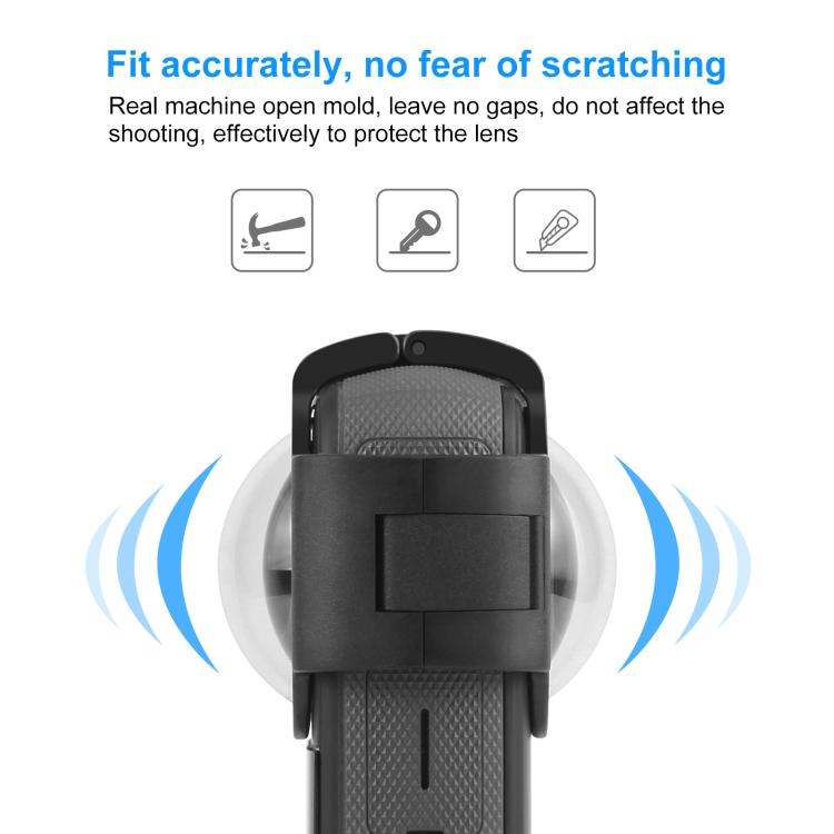 適用於 Insta360 X3  PULUZ 保護鏡保護蓋