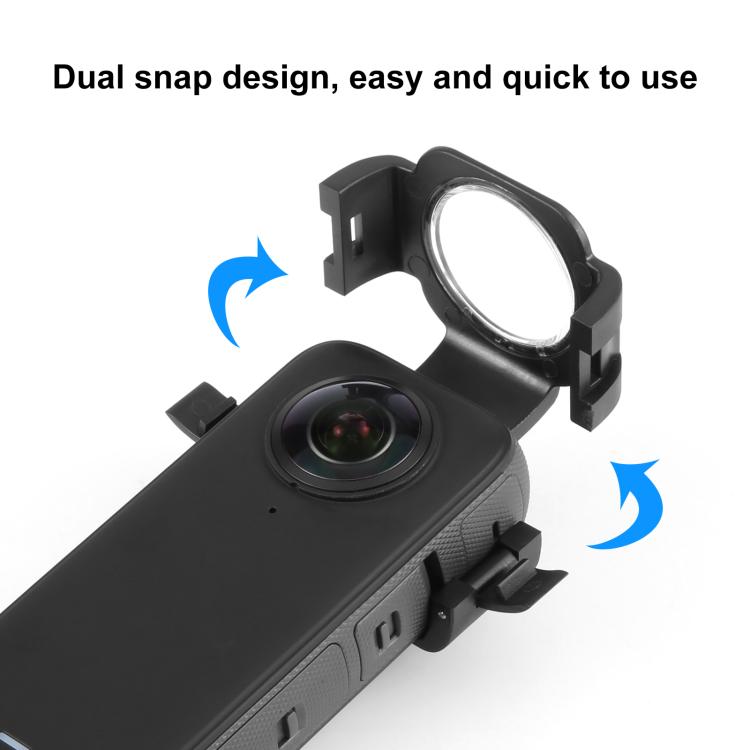 適用於 Insta360 X3  PULUZ 保護鏡保護蓋